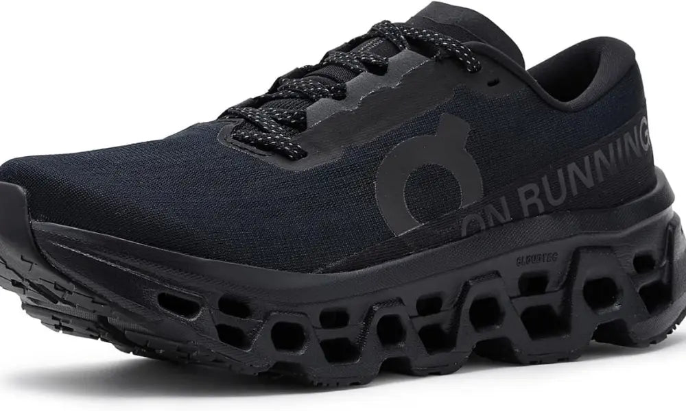 On Cloudmonster 3 running  Black