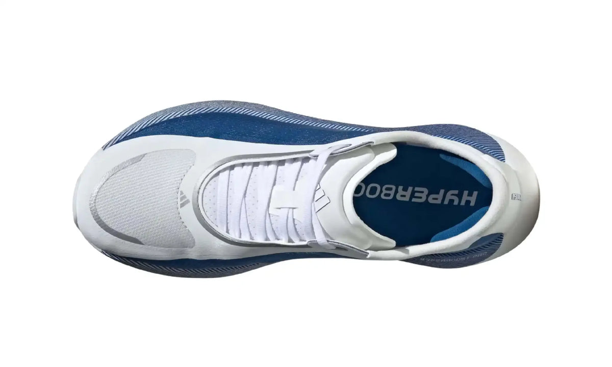 Adidas Adizero Cloud White Navy Blue unisex sneakers – top view