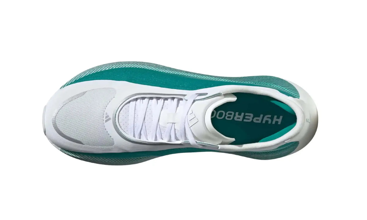 Adidas Adizero Cloud White Pure Teal unisex sneakers – top view
