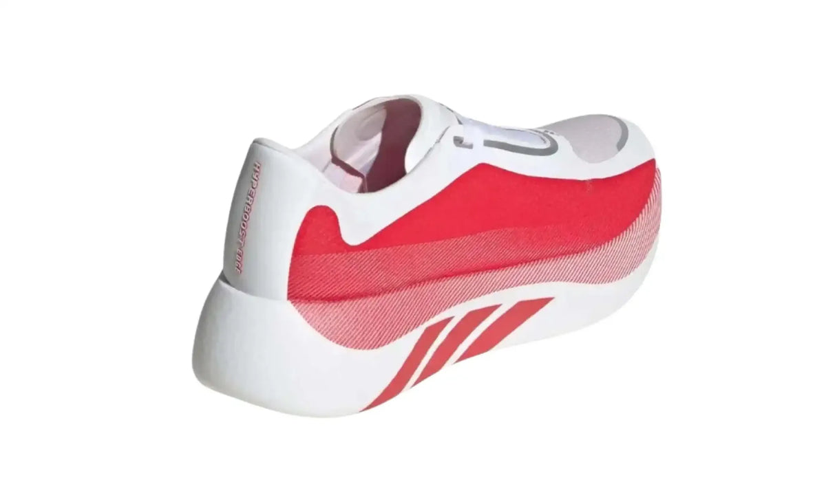Adidas Adizero Cloud White Red unisex sneakers – rear three-quarter view