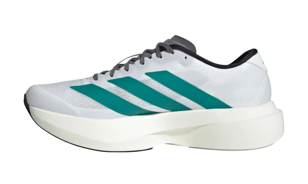 Adidas Adizero EVO SL Cloud White Pure Teal Grey Four men's sneakers – opposite side profile