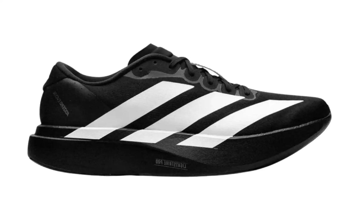 Adidas Adizero EVO SL Core Black Cloud White – side profile