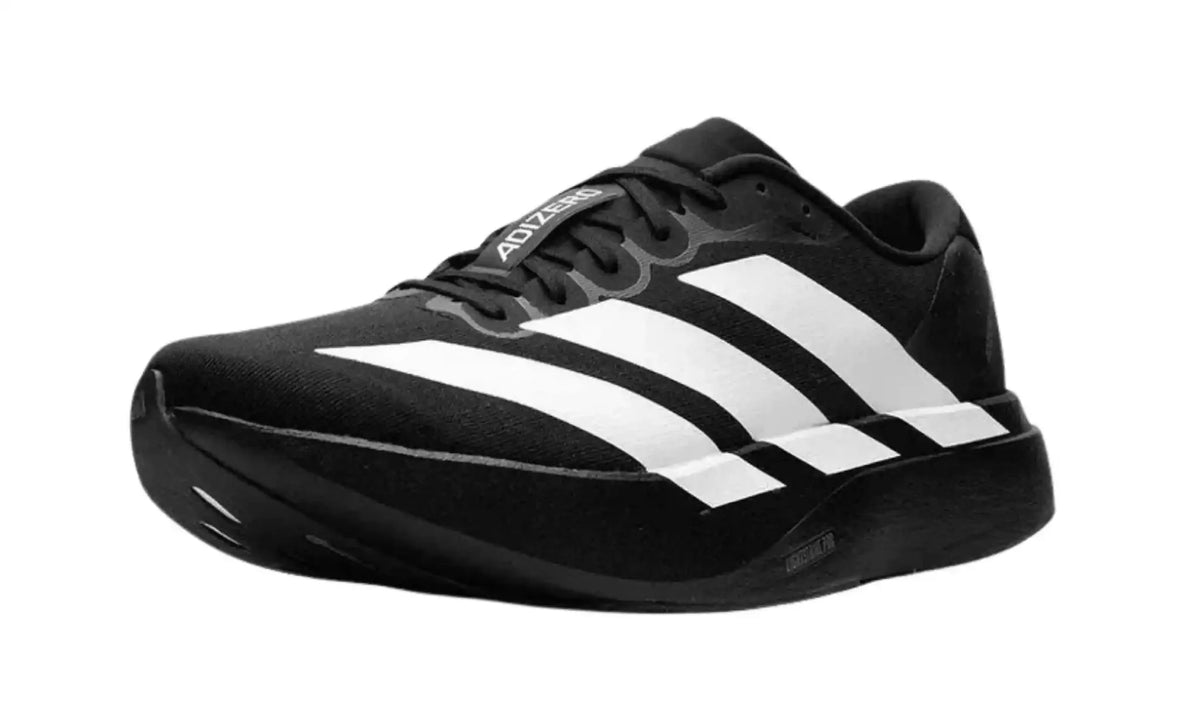 Adidas Adizero EVO SL Core Black Cloud White – front three-quarter view