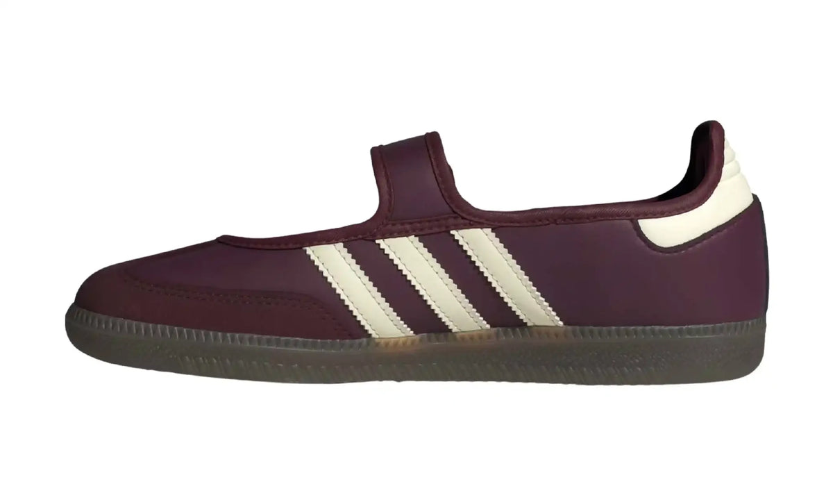Adidas Samba Jane Burgundy Cream women's sneakers — inner side view