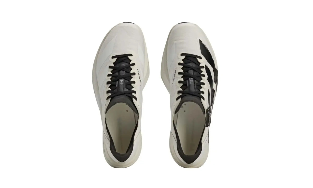 Adidas Y-3 Adizero Adios Pro 4 Off White / Black – top view
