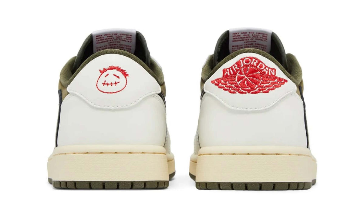 Cactus Jack and Air Jordan heel branding