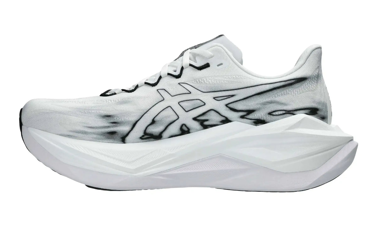 ASICS SUPERBLAST 3 White/Black sneaker, opposite side view