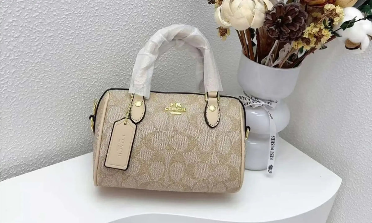 Coach Mini Rowan bag in Beige/Cream