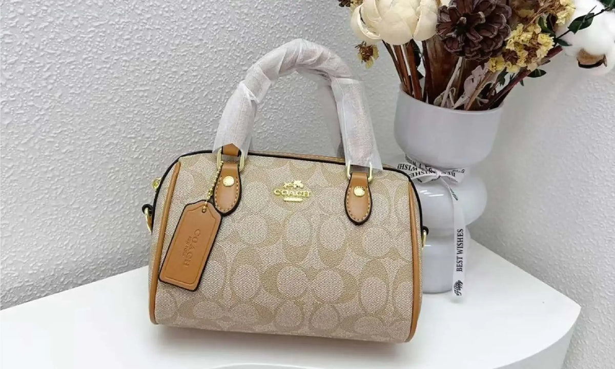 Coach Mini Rowan bag in Beige/Tan