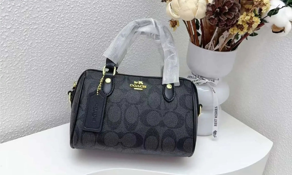 Coach Mini Rowan bag in Charcoal/Black