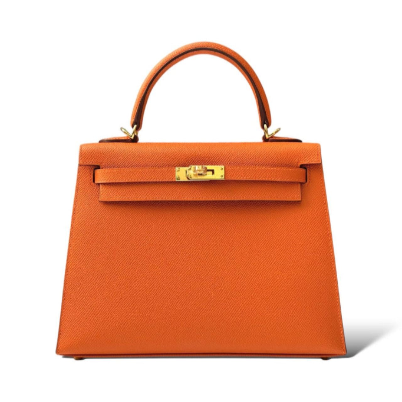 Authentic Hermes Kelly 25 in Iconic Orange - UAE Exclusive! Own the Classic Bag Now - Global Choice UAE
