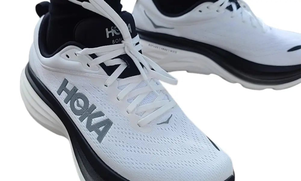 Hoka One One Bondi 8 ‘White/Black’🤍🖤 - Global Choice UAE