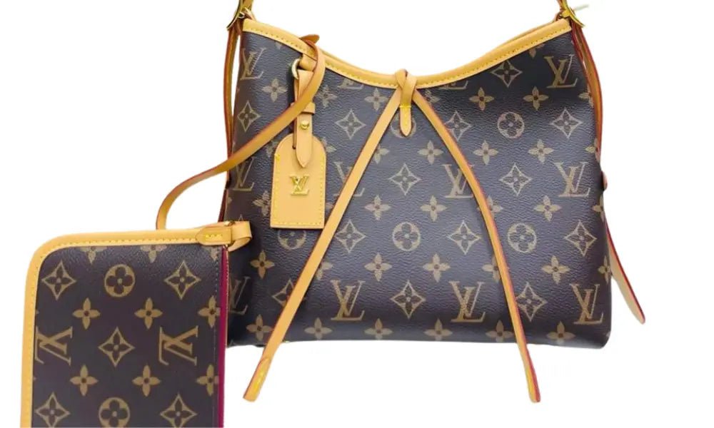 Monogram Grace Carryall – Brown &amp; Tan - Global Choice UAE