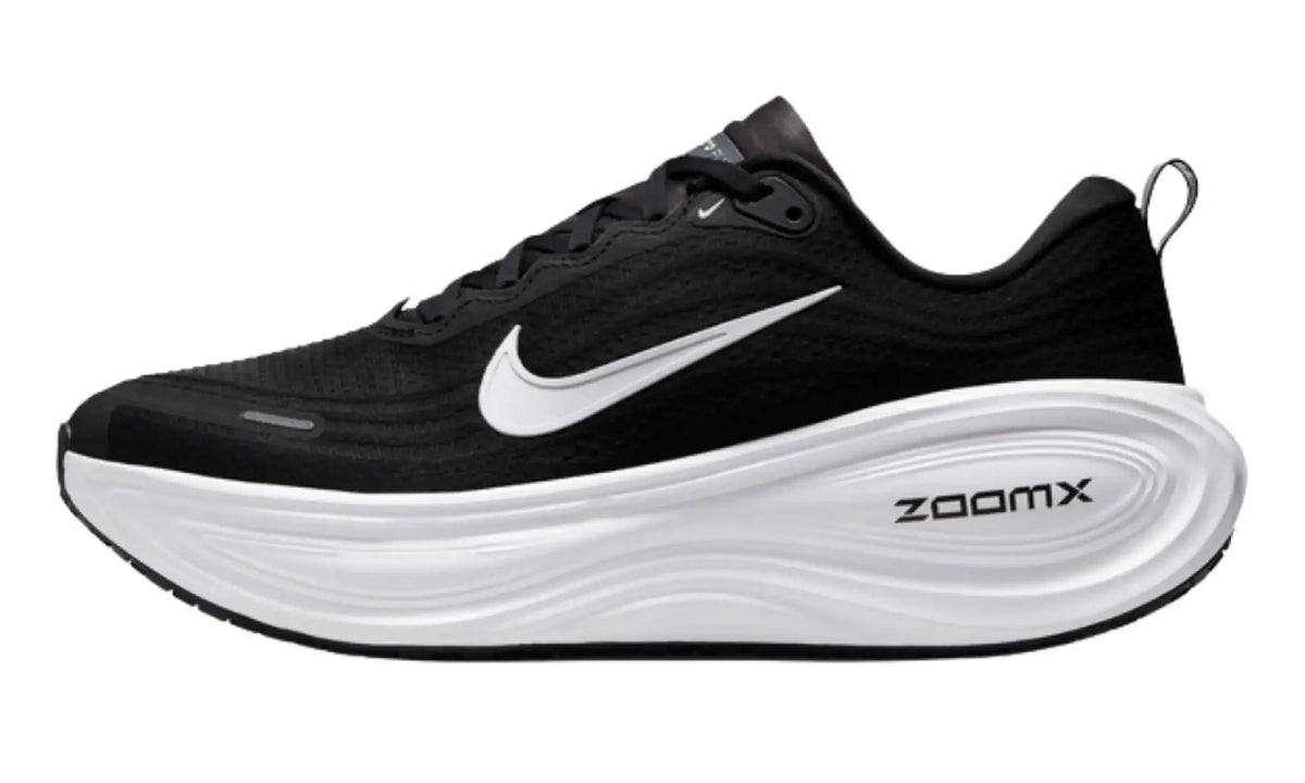 Nike Vomero Plus Black White rubber outsole bottom view