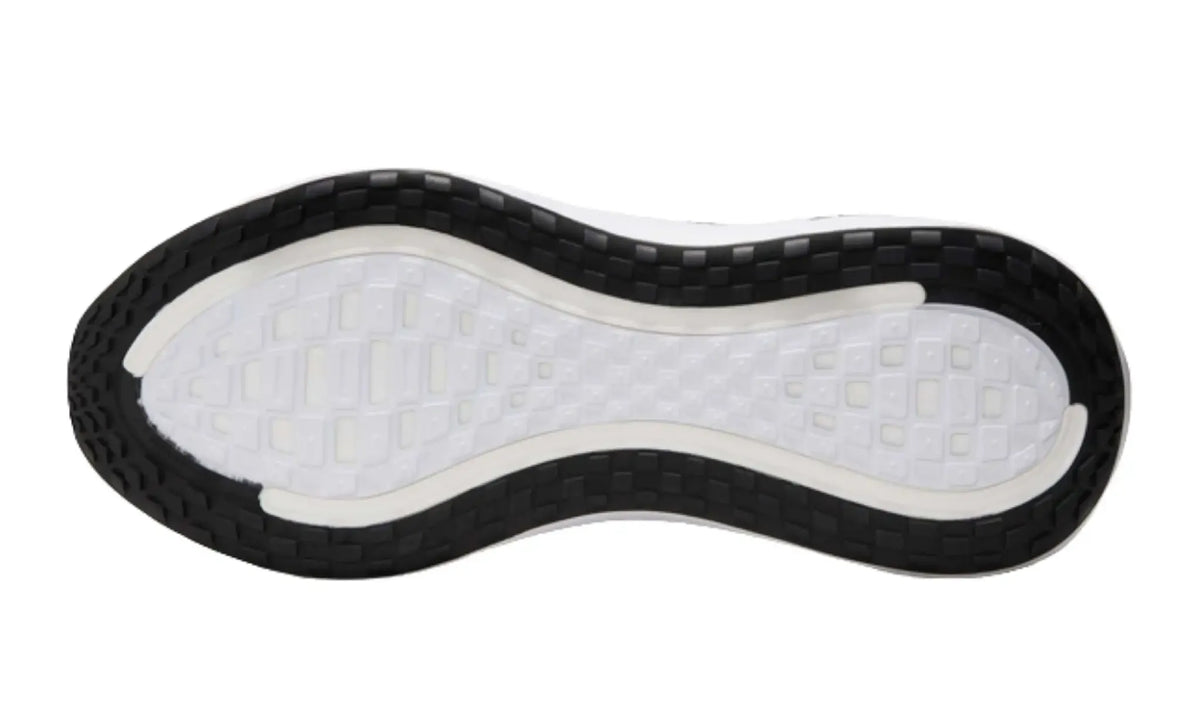 Nike Vomero Plus Black White running shoe outer side view