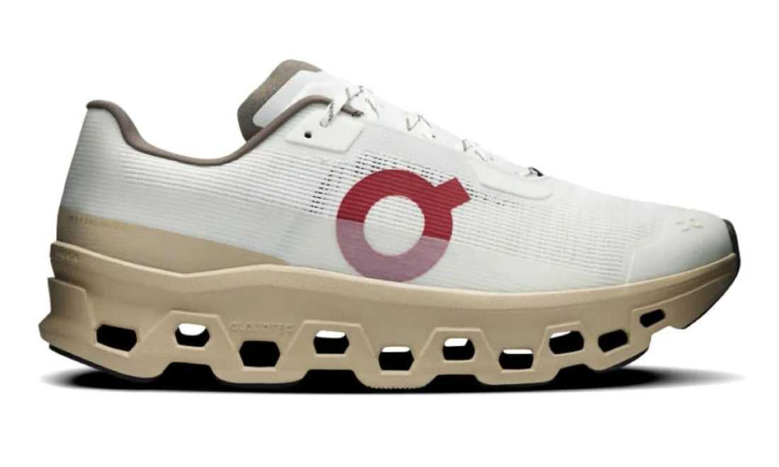 On Cloudmonster Void Year of the Horse Ivory Sand side view