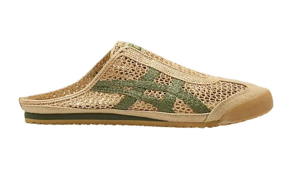 Onitsuka Tiger MEXICO 66 SABOT Beige/Green slip-on mule – product view 1