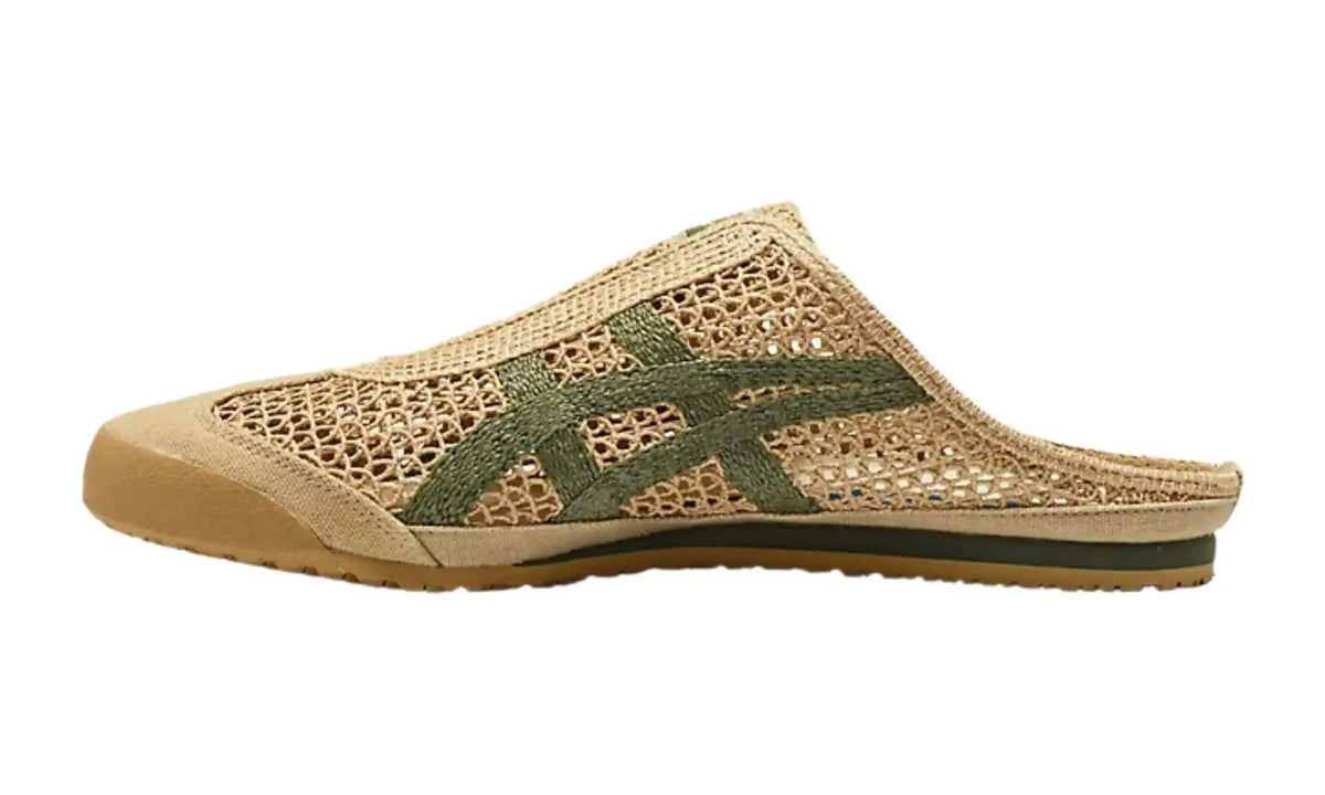Onitsuka Tiger MEXICO 66 SABOT Beige/Green slip-on mule – product view 2