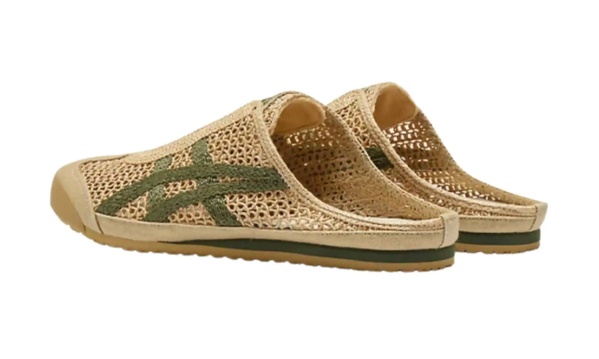 Onitsuka Tiger MEXICO 66 SABOT Beige/Green slip-on mule – product view 4