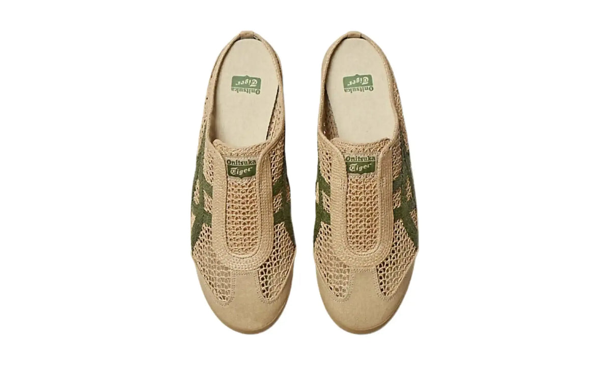 Onitsuka Tiger MEXICO 66 SABOT Beige/Green slip-on mule – product view 5