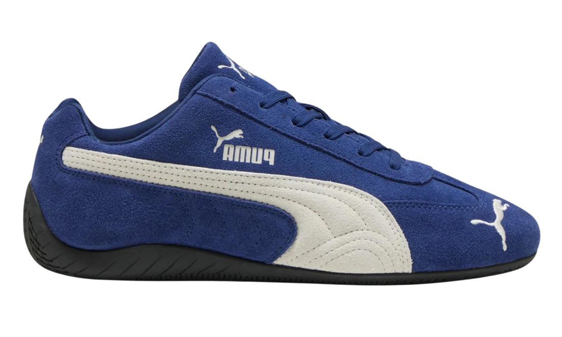 PUMA Speedcat OG blue and white unisex sneakers side view