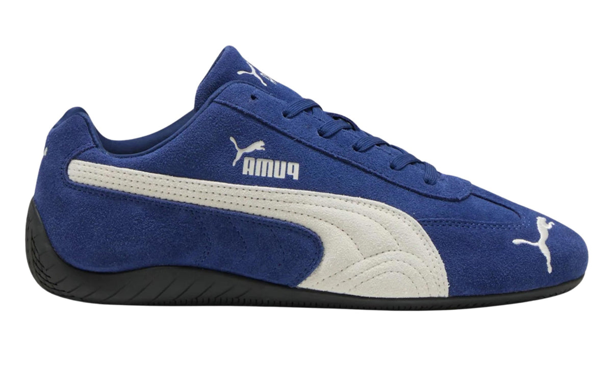 PUMA Speedcat OG blue and white unisex sneakers side view