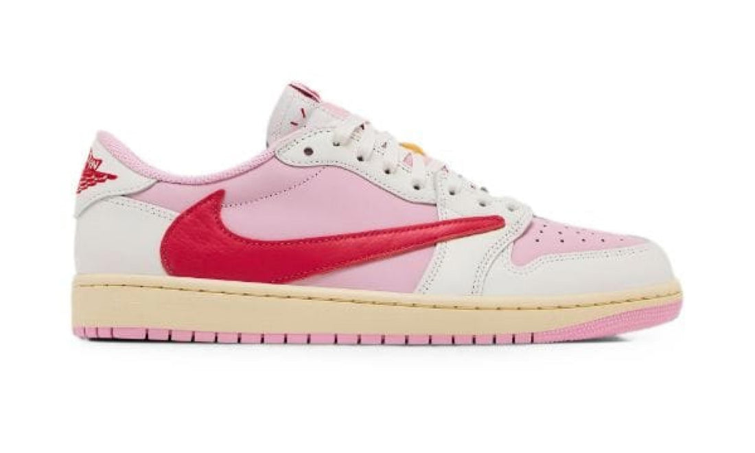 Nike x Travis Scott Air Jordan 1 Low OG Tropical Pink side view